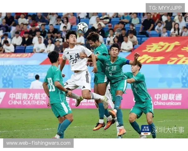全运会男子足球U20决赛，上海队大胜澳门